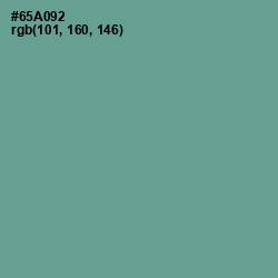 #65A092 - Silver Tree Color Image