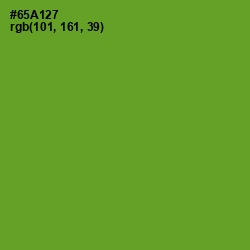 #65A127 - Olive Drab Color Image