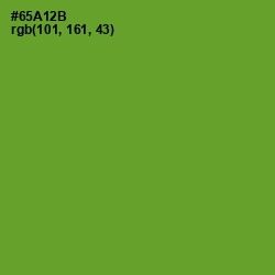 #65A12B - Olive Drab Color Image