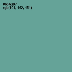 #65A297 - Sea Nymph Color Image