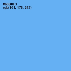 #65B0F3 - Cornflower Blue Color Image