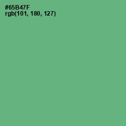 #65B47F - Fern Color Image