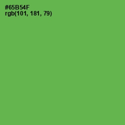 #65B54F - Asparagus Color Image