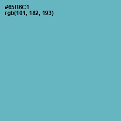 #65B6C1 - Shakespeare Color Image