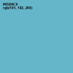 #65B6C8 - Shakespeare Color Image