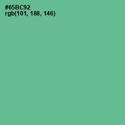 #65BC92 - Silver Tree Color Image