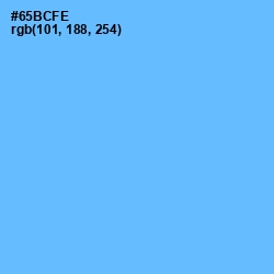 #65BCFE - Picton Blue Color Image