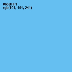 #65BFF1 - Picton Blue Color Image