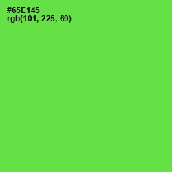 #65E145 - Screamin' Green Color Image