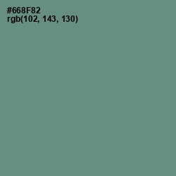 #668F82 - Blue Smoke Color Image