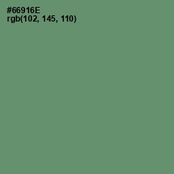 #66916E - Viridian Green Color Image