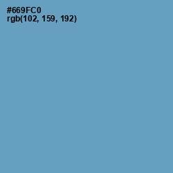 #669FC0 - Danube Color Image