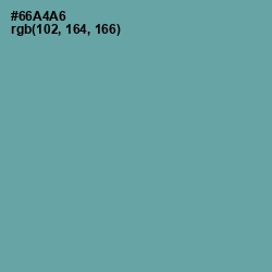 #66A4A6 - Gumbo Color Image