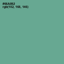 #66A892 - Silver Tree Color Image