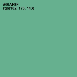 #66AF8F - Silver Tree Color Image