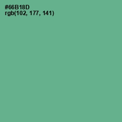 #66B18D - Silver Tree Color Image