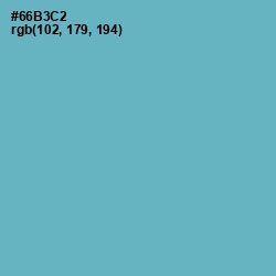 #66B3C2 - Shakespeare Color Image