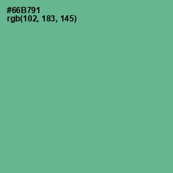 #66B791 - Silver Tree Color Image
