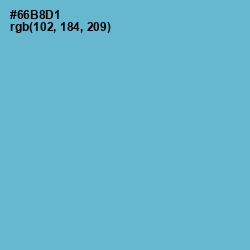 #66B8D1 - Shakespeare Color Image