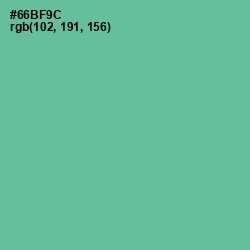 #66BF9C - Silver Tree Color Image