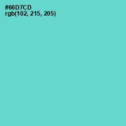 #66D7CD - Downy Color Image