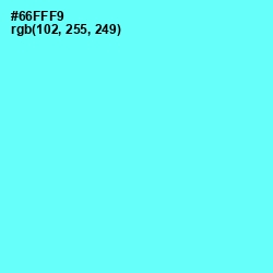 #66FFF9 - Spray Color Image