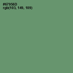 #67956D - Viridian Green Color Image