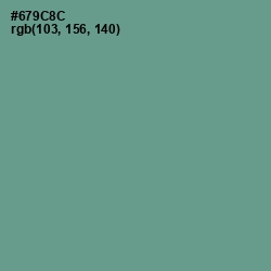 #679C8C - Patina Color Image