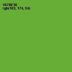 #67AE36 - Apple Color Image