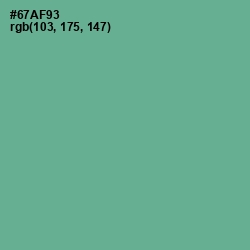 #67AF93 - Silver Tree Color Image