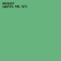 #67B47F - Fern Color Image