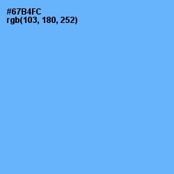 #67B4FC - Cornflower Blue Color Image