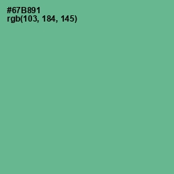 #67B891 - Silver Tree Color Image