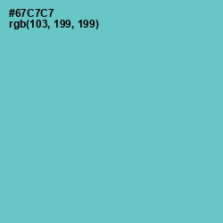 #67C7C7 - Downy Color Image