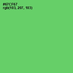 #67CF67 - Mantis Color Image