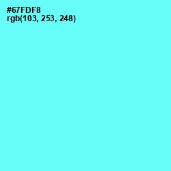 #67FDF8 - Spray Color Image