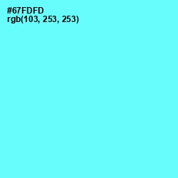 #67FDFD - Spray Color Image