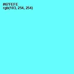 #67FEFE - Spray Color Image