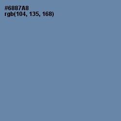 #6887A8 - Bermuda Gray Color Image