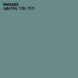 #688B89 - Juniper Color Image