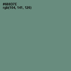 #688D7E - Viridian Green Color Image