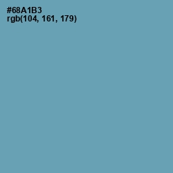 #68A1B3 - Gumbo Color Image