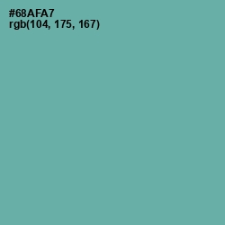 #68AFA7 - Acapulco Color Image