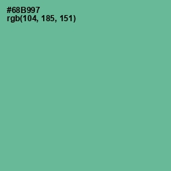 #68B997 - Silver Tree Color Image