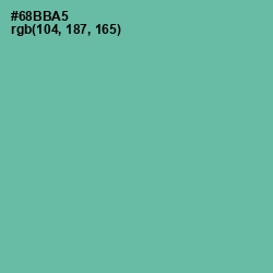 #68BBA5 - Acapulco Color Image