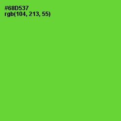 #68D537 - Bright Green Color Image