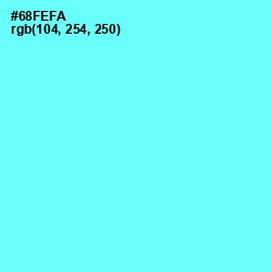 #68FEFA - Spray Color Image