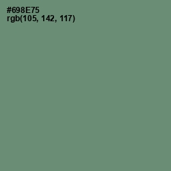 #698E75 - Viridian Green Color Image