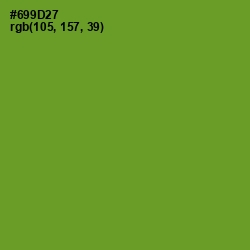 #699D27 - Olive Drab Color Image