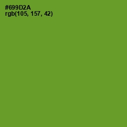 #699D2A - Olive Drab Color Image